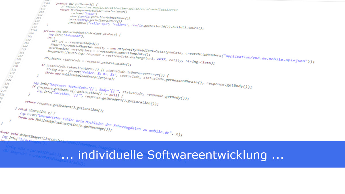 Individuelle Softwareentwicklung